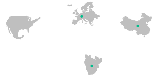 Europa-Asien - Afrika - Internationale Projekte - Globale Präsenz