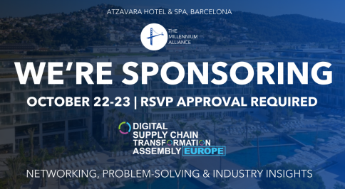 Logo des Millenium Alliance für den Digital Supply Chain Transformation Assembly in Europa.